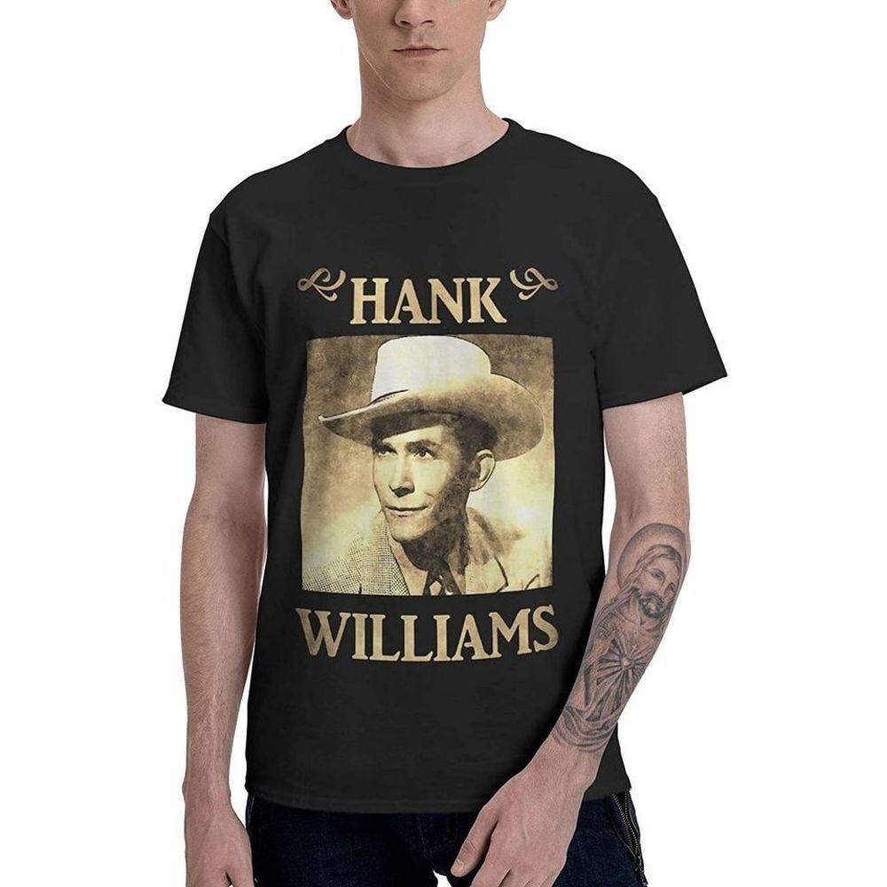 Hank Williams Sr Concert T Shirt, Retro Classic Unisex T-shirt